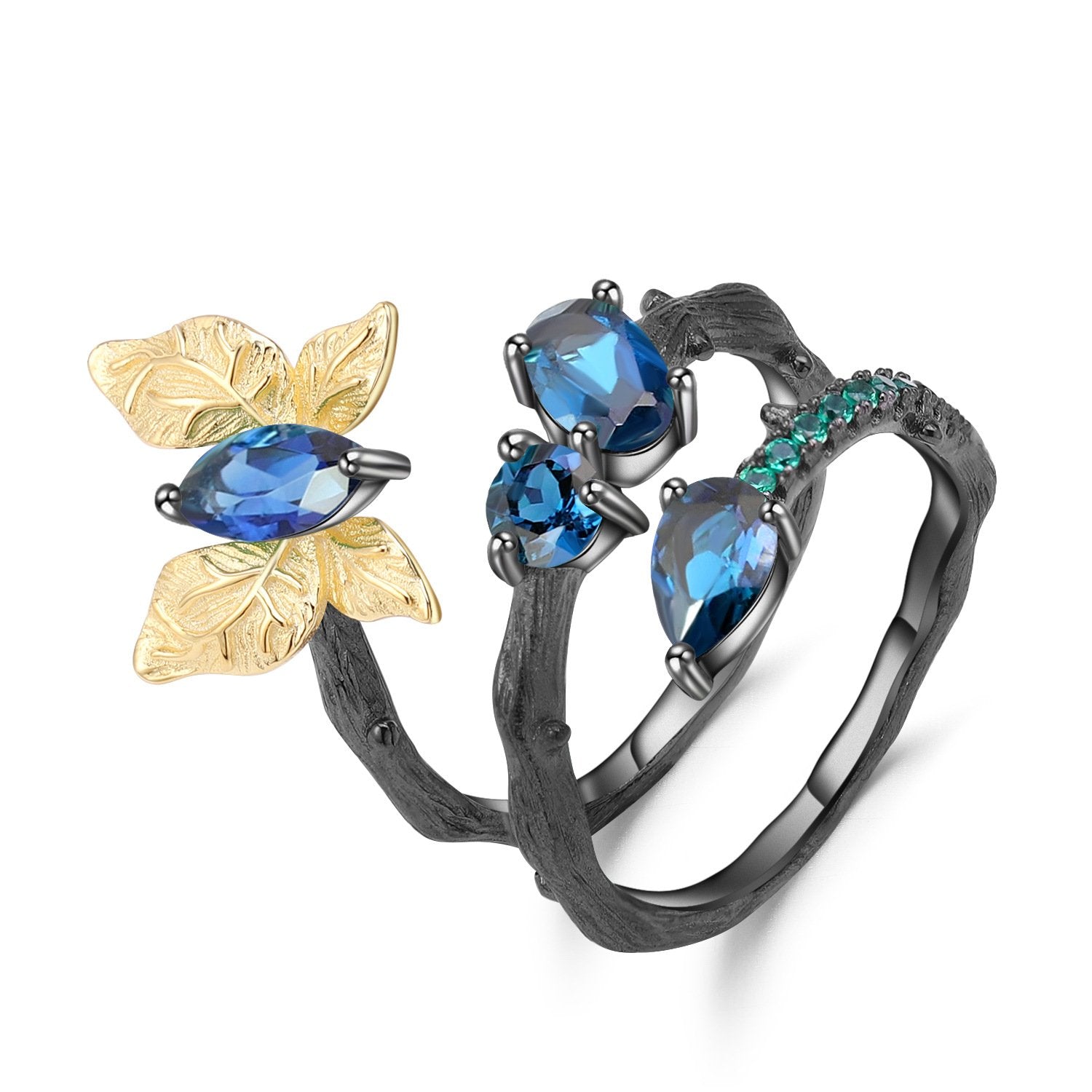 Side profile of the Diopside ring