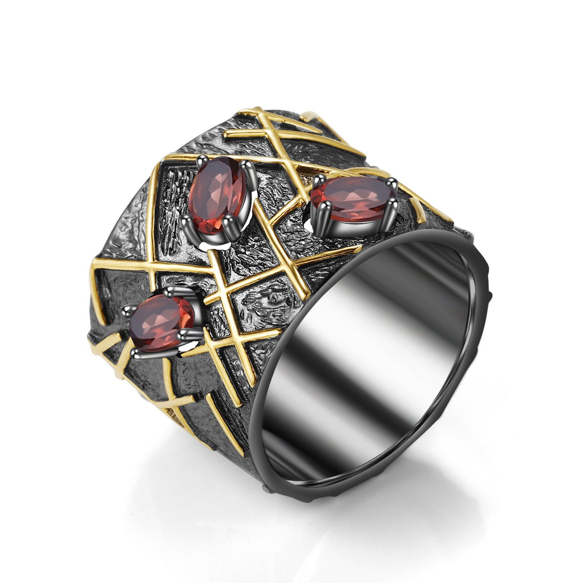 Side profile of the Amethyst ring