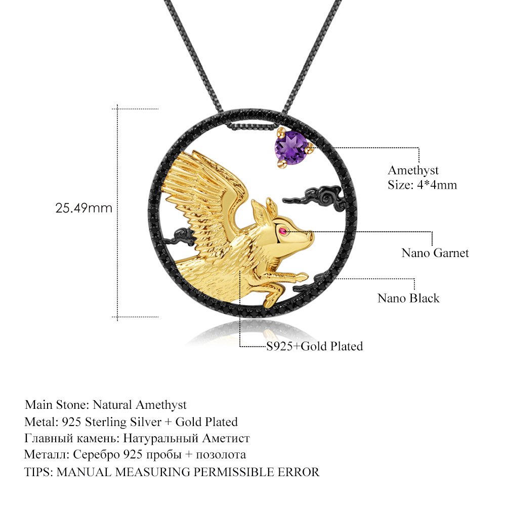 Close-up of the Natural Gemstone setting on this necklace
