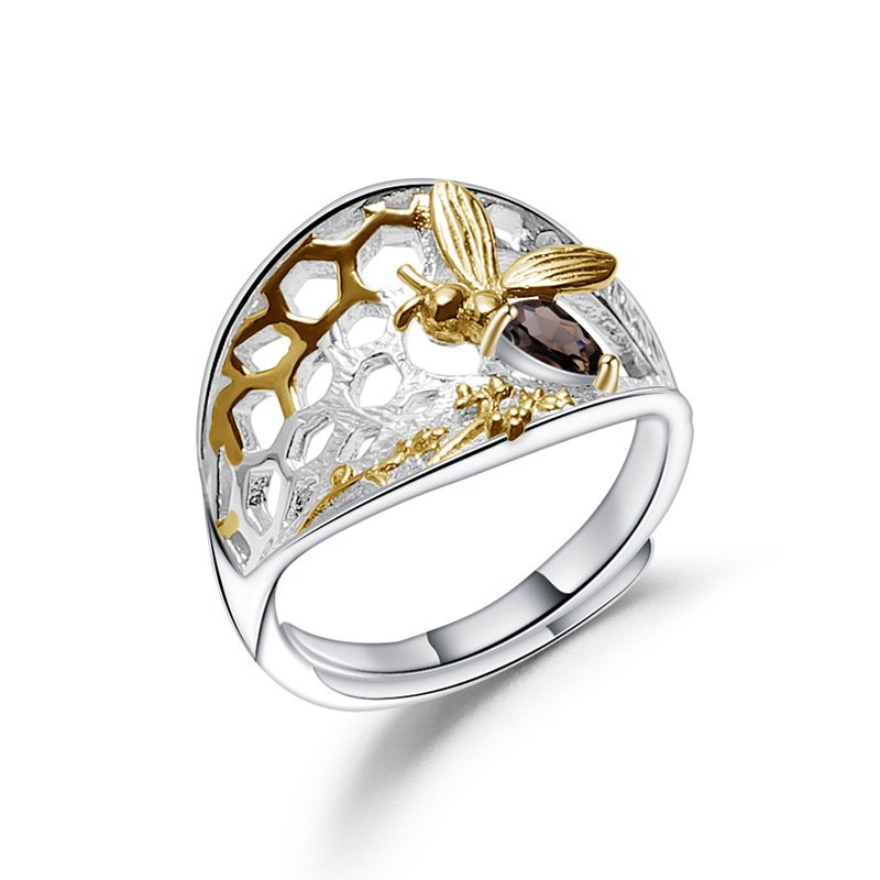 Side profile of the Natural Gemstone ring