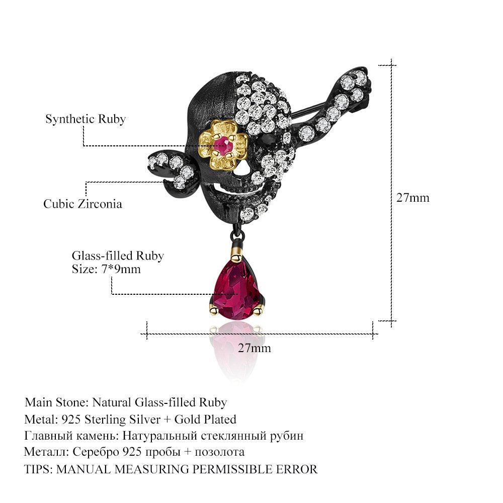 Side profile of the Natural Gemstone jewelry set