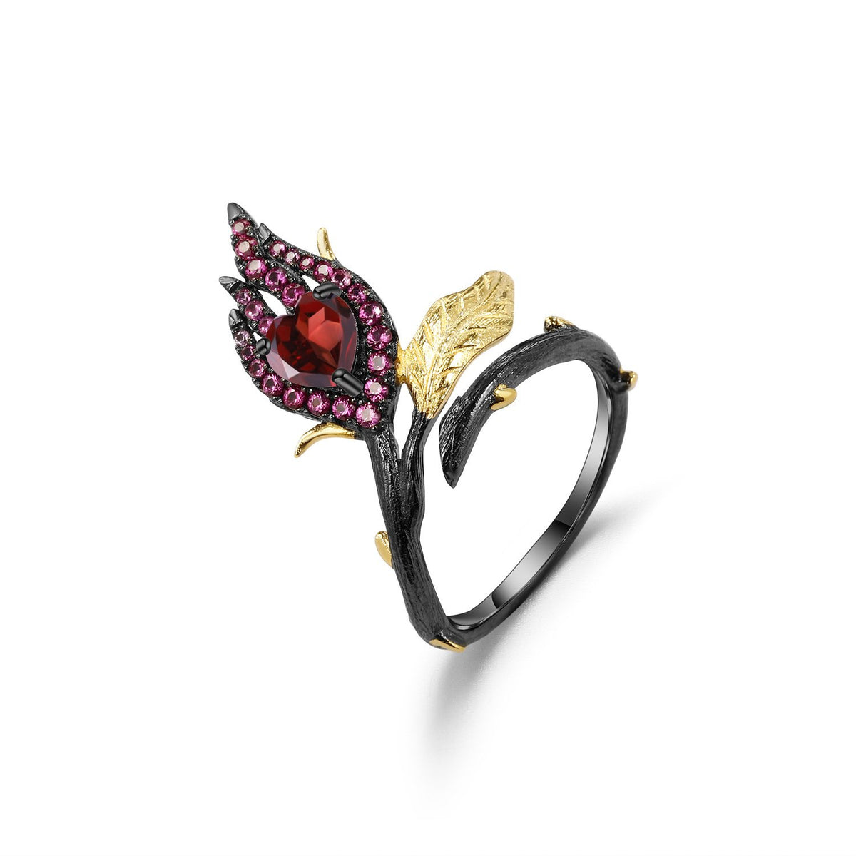 Side profile of the Citrine ring
