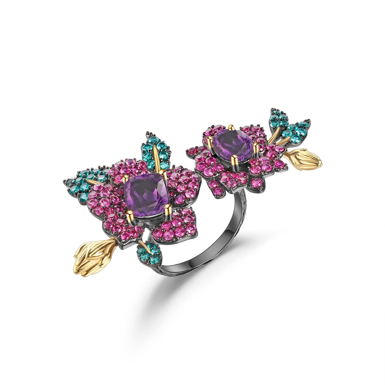 Side profile of the Citrine ring