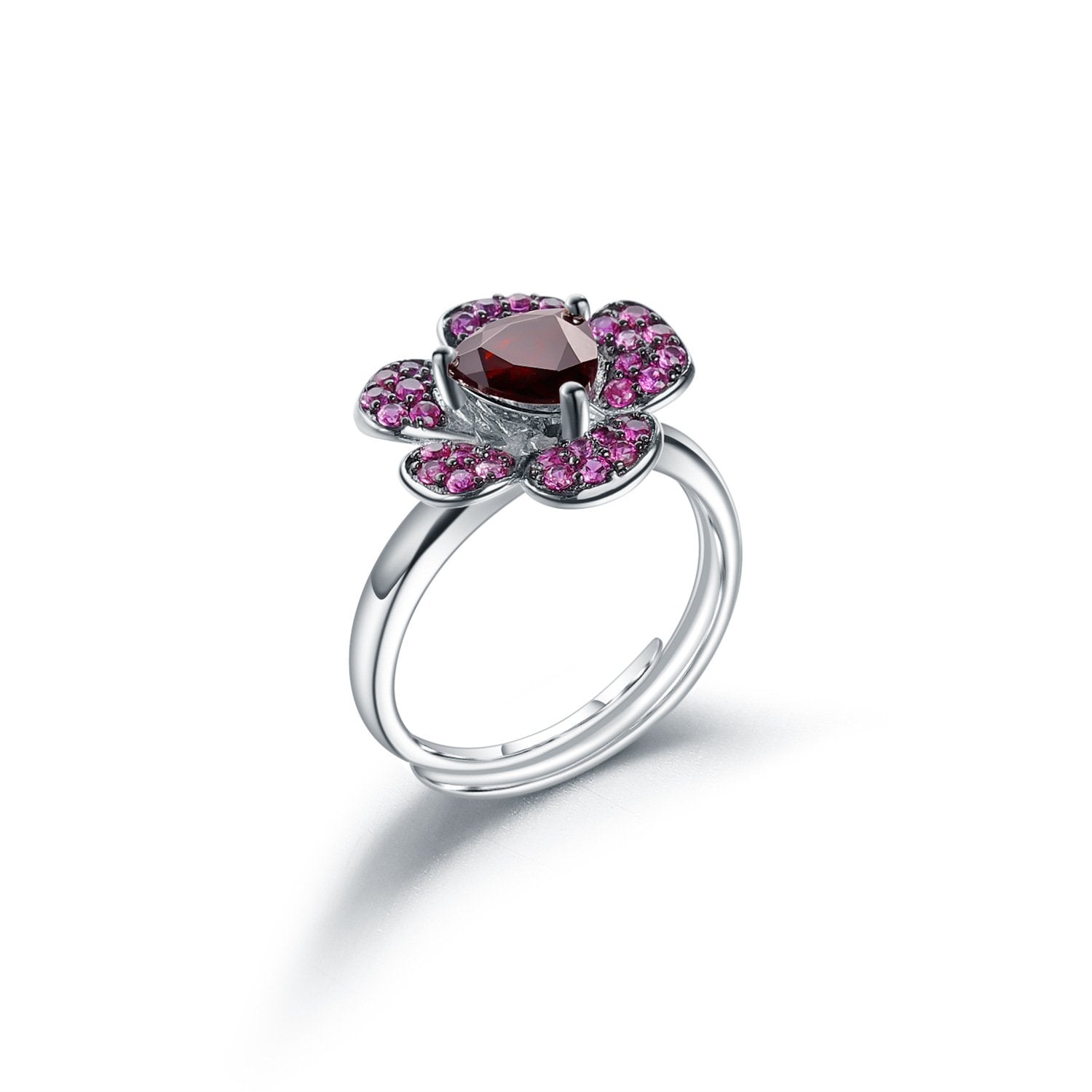 Side profile of the Amethyst ring