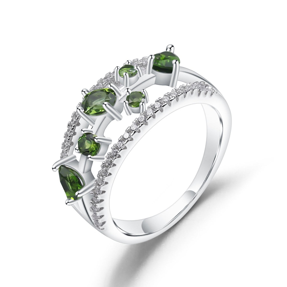 Side profile of the Sapphire ring
