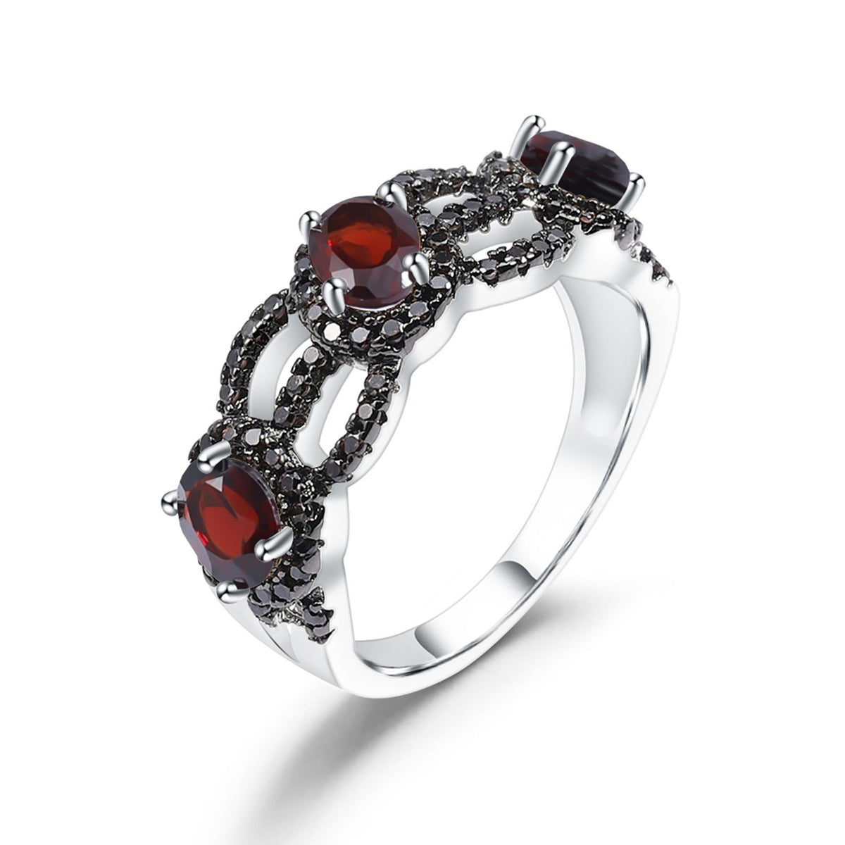 Side profile of the Citrine ring
