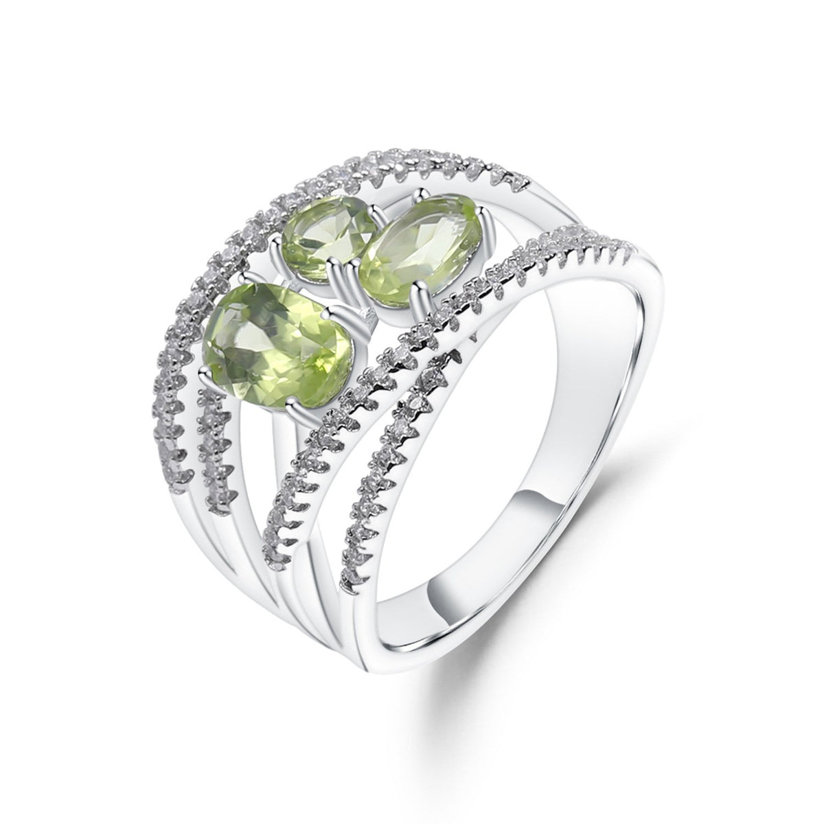 Side profile of the Garnet ring