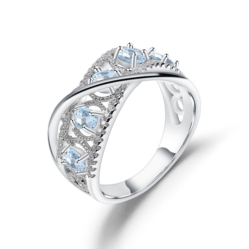 Side profile of the Amethyst ring