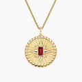 Natural Gemstone Necklace worn for scale and styling reference