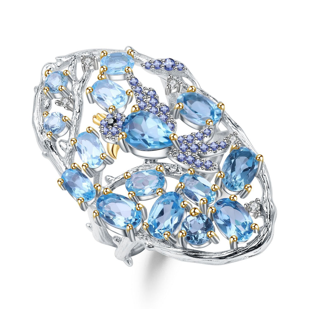 Topaz Ring worn for scale and styling reference