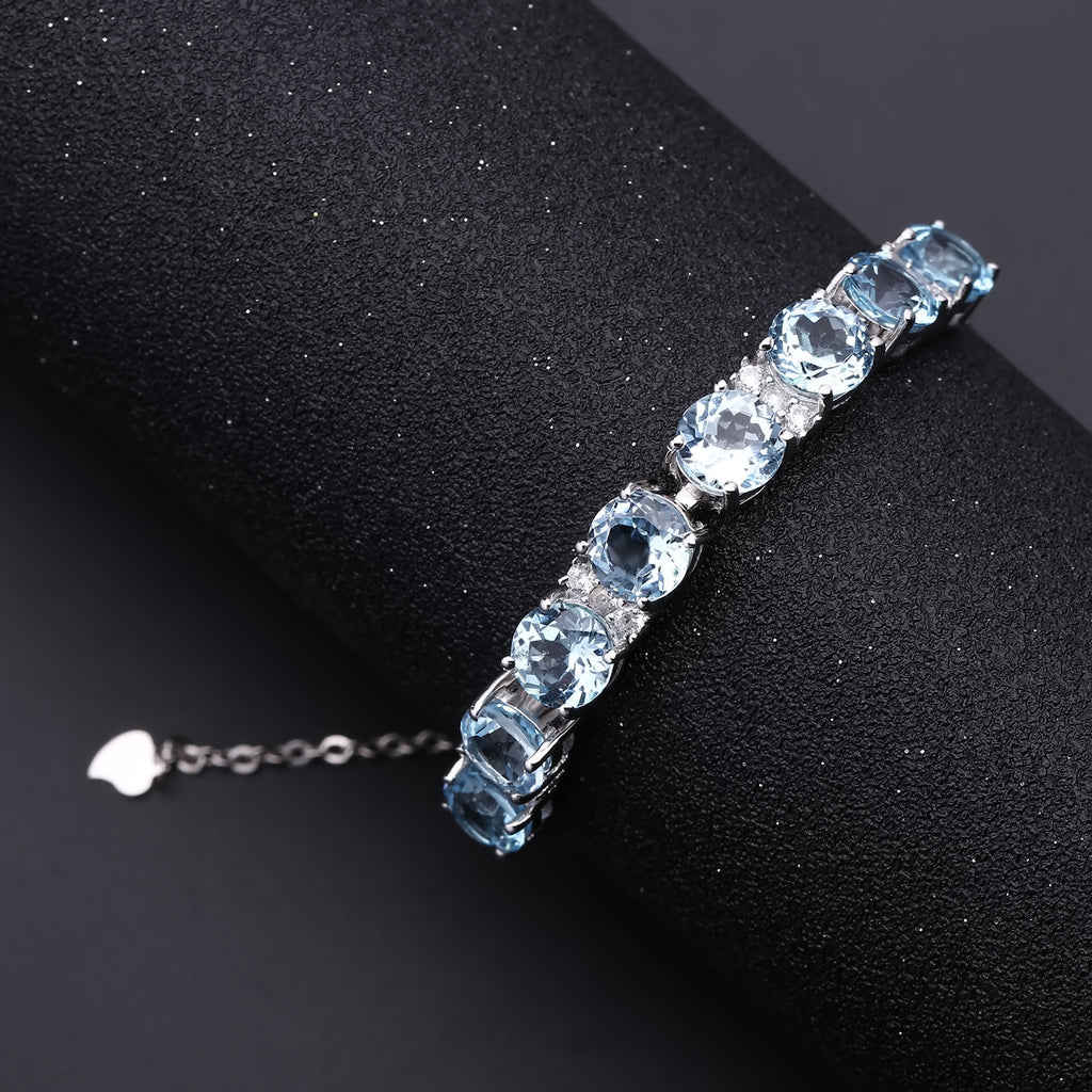 Topaz Elegant Bracelet 925 Sterling Silver