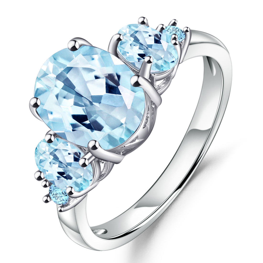Natural Topaz Ring 925 Sterling Silver - Collection