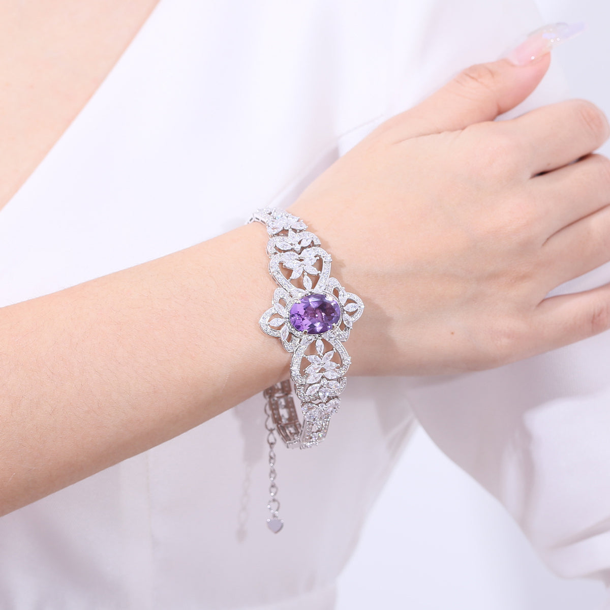 Topaz Starlight Bracelet 925 Sterling Silver