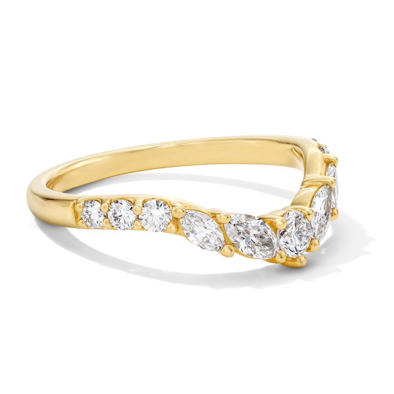 Moissanite Ring worn for scale and styling reference