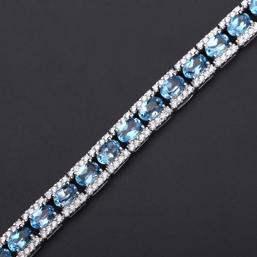 Side profile of the Garnet bracelet