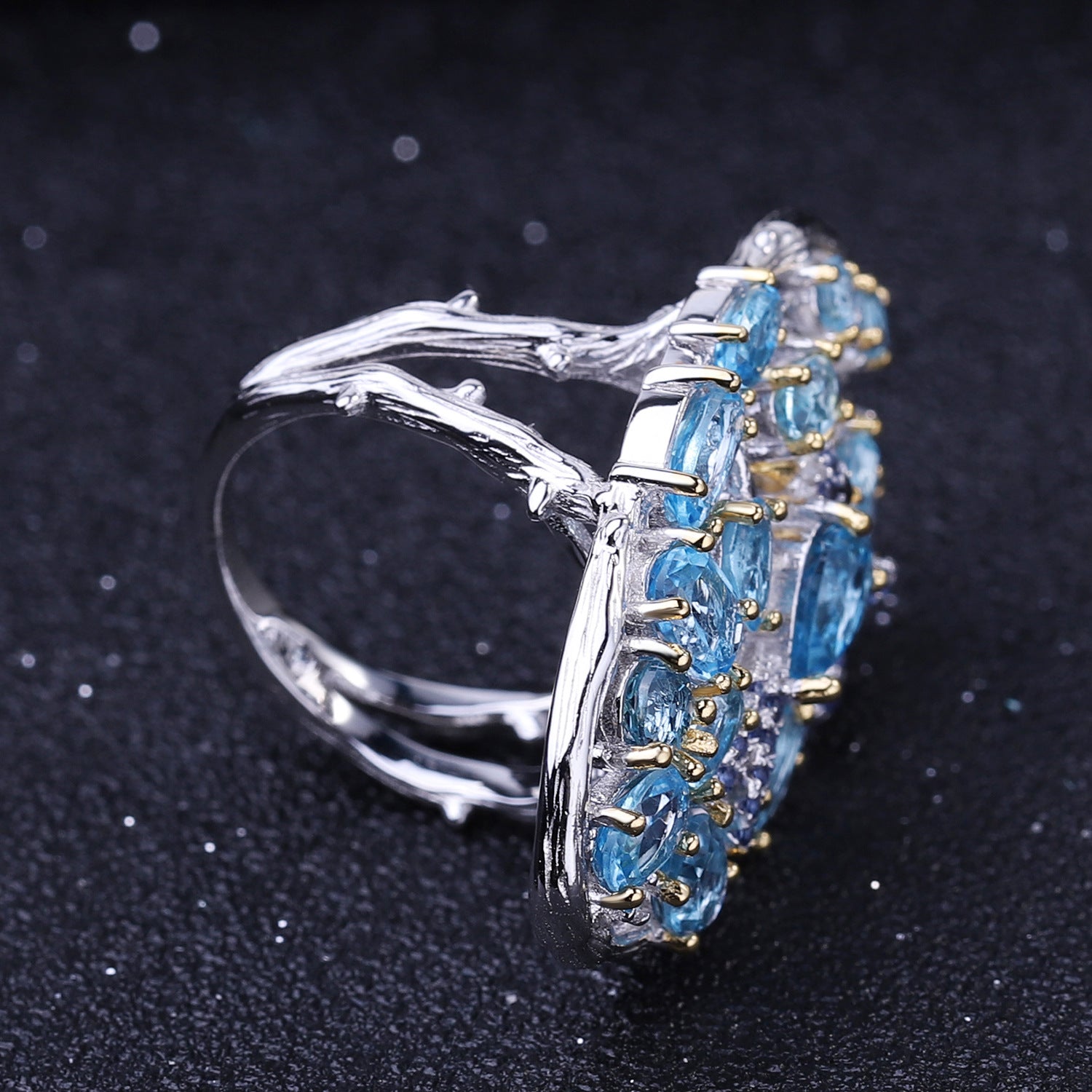 Side profile of the Topaz ring