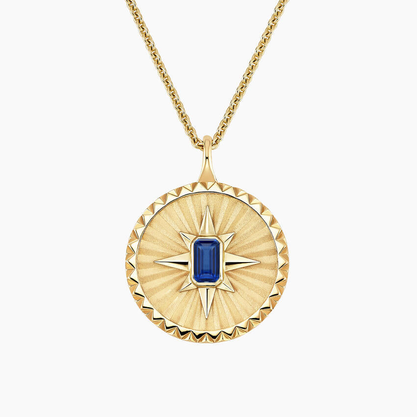 Back view of the Natural Gemstone necklace showing clasp and hallmark