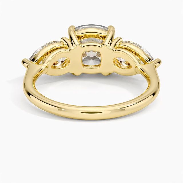2.5ct Moissanite Ring 925 Sterling Silver - Angle
