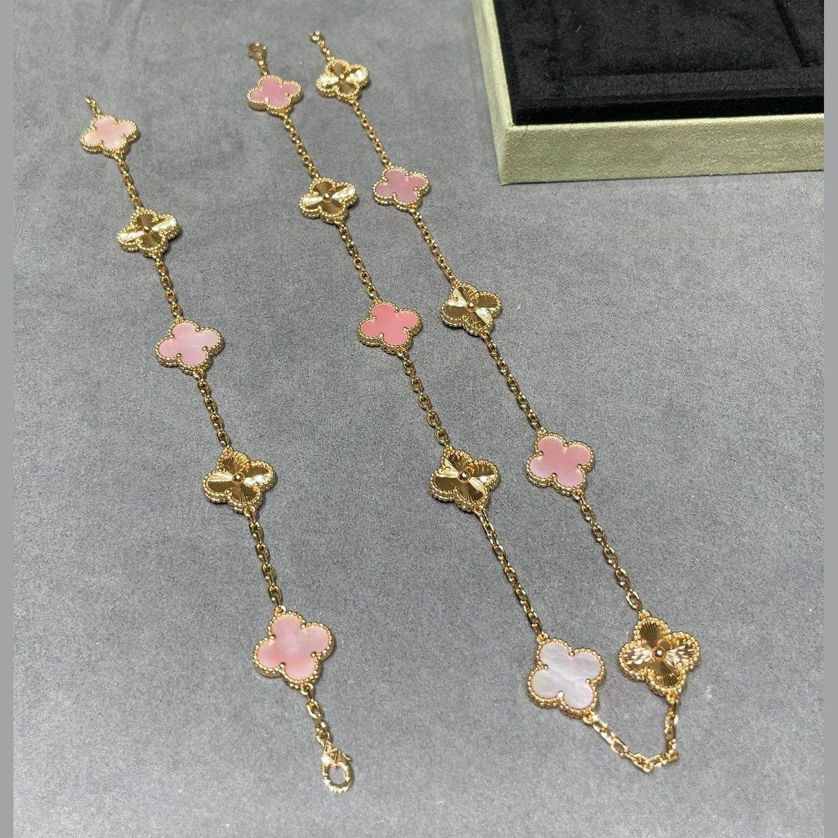 Pink Necklace Close Up Detail - Elegant Jewelry | Avenora Atelier
