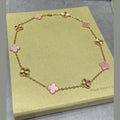 Pink Necklace For Women | Delicate Chain Pendant | Avenora Atelier
